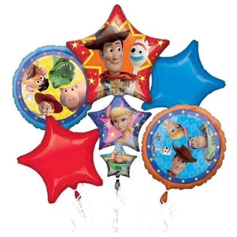 Toy Story Party Balloon Bouquet  | 5 pcs
