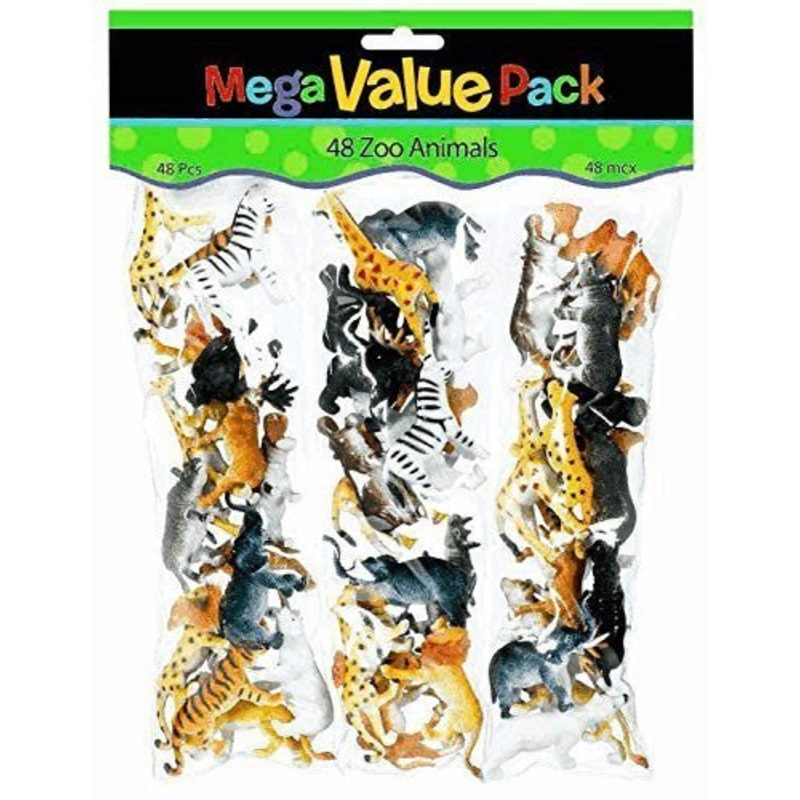 Zoo Animals Pack | 36 ct