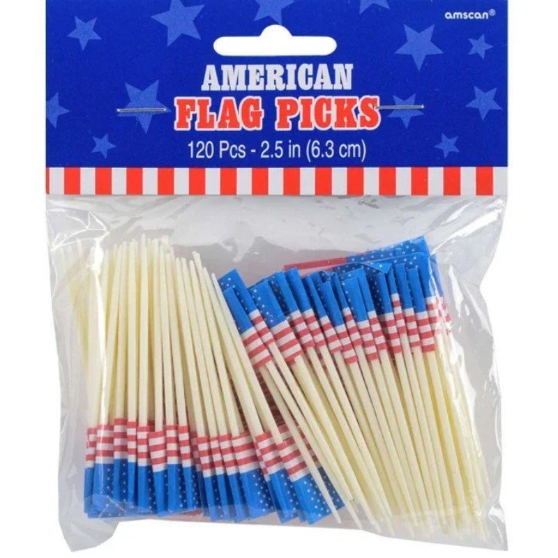 American Flag Picks | 120pc