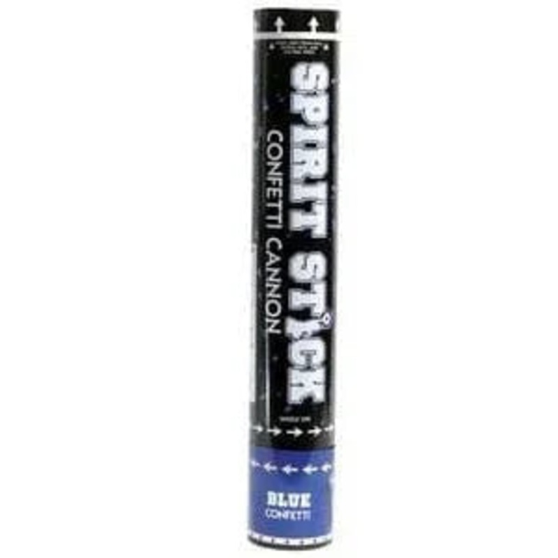 Blue Confetti Spirit Stick Cannon 12 | 1 ct
