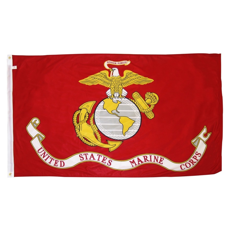 Marines Flag, 3′ x 5′ |1 ct