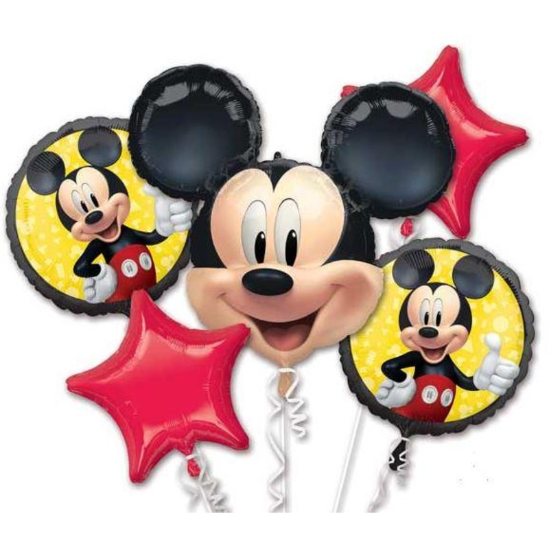 Mickey Mouse Balloon Bouquet | 5 pcs