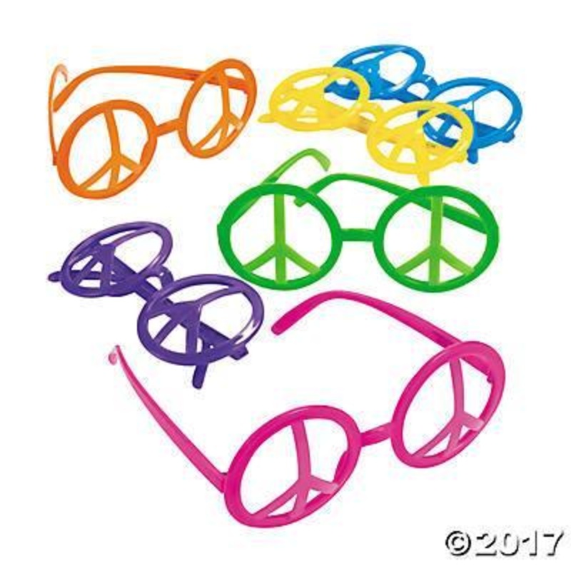 Peace Sign Glasses | 12ct