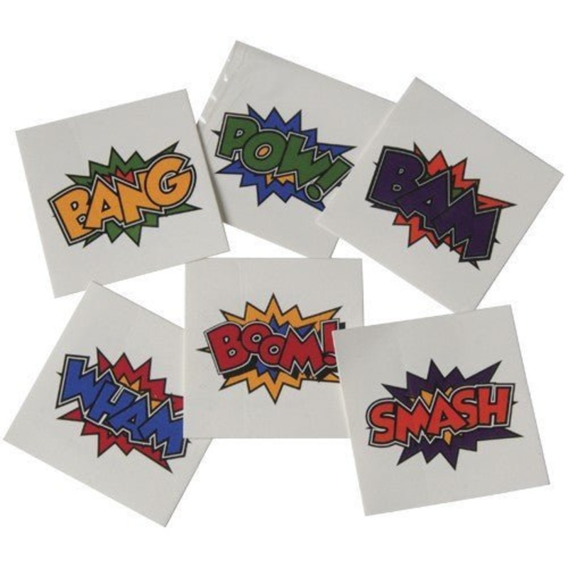 Superhero Temporary Tattoos | 144 ct