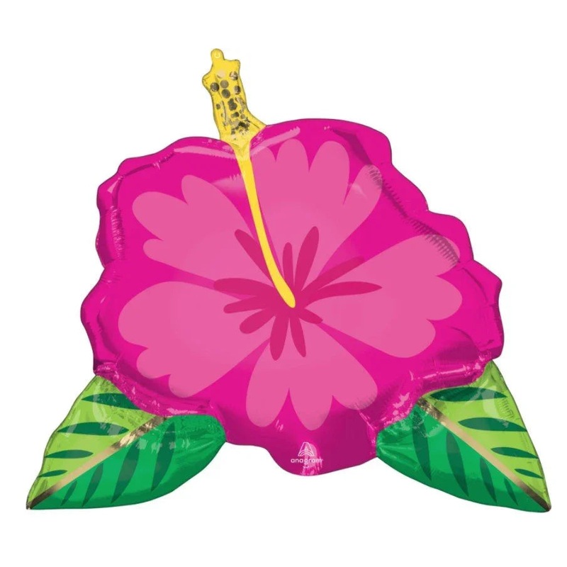 Tropical Flower Supershape Mylar Balloon | 1ct