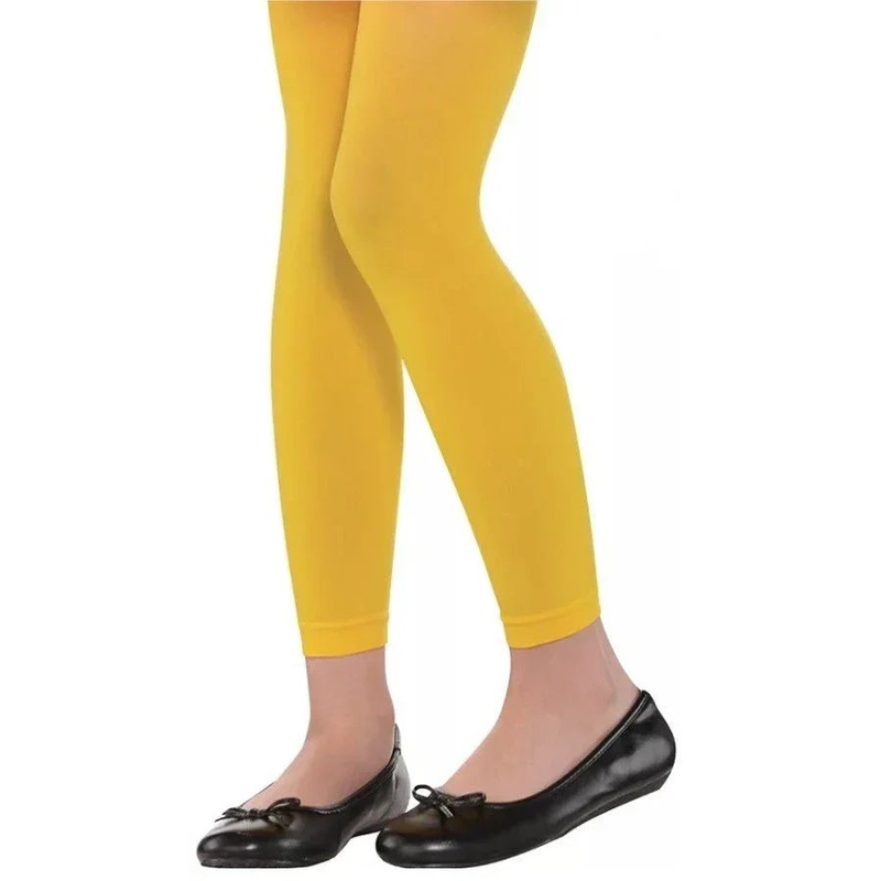 Yellow Footless Tights