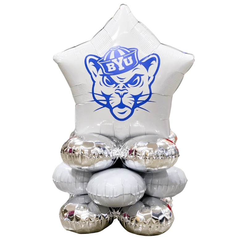 BYU Sailor Cougar Air-filled Mini Balloon Bouquet | 1 ct