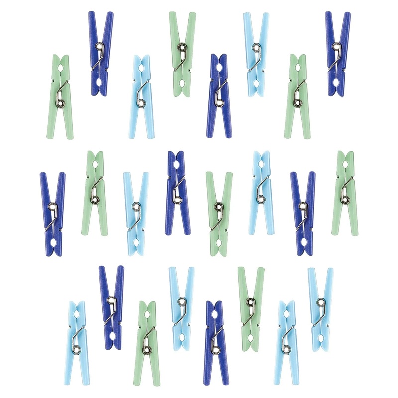 Clothespins Party Favors Blue 1 3/8 x 3/8 | 24ct