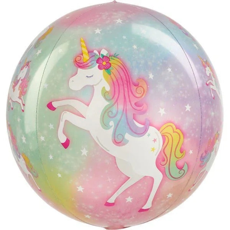 Enchanted Unicorn Orbz Balloon 15 | 1 ct