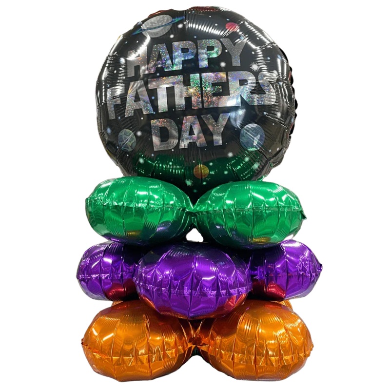 Happy Fathers Day Galactic  Mini Balloon Bouquet | 1 ct
