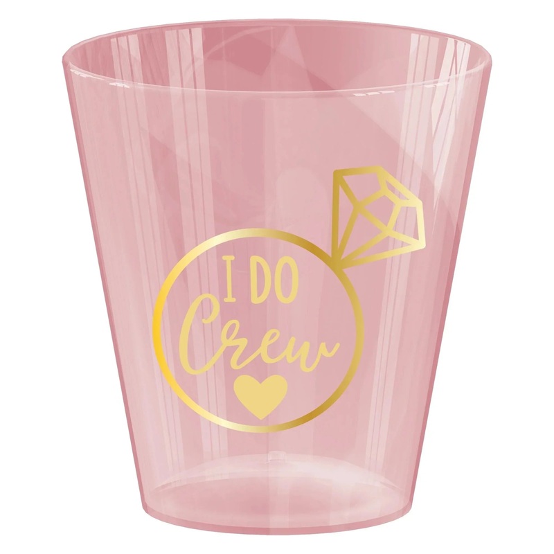 I Do Crew Bachelorette Shot Glasses 2oz | 40ct