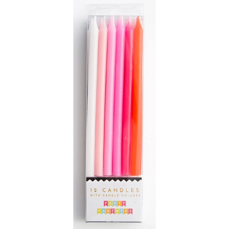 Pink Candle Set | 12ct