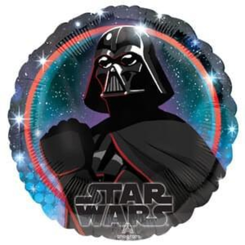 Star Wars Galaxy Darth Vader Mylar Balloon 18 | 1 ct