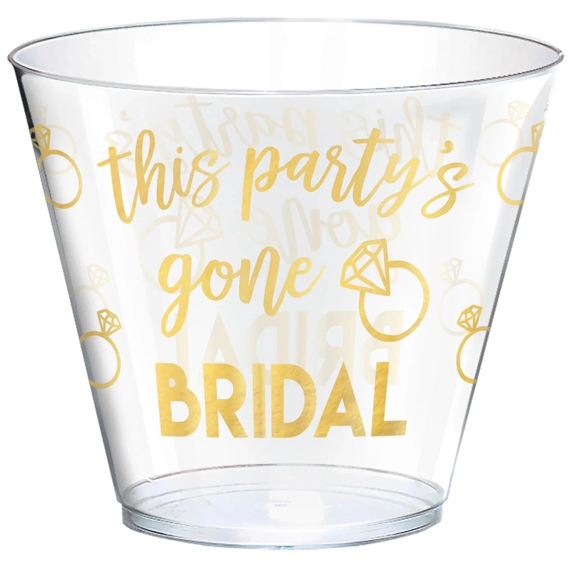 This Party’s Gone Bridal Plastic Tumblers 9oz | 30ct