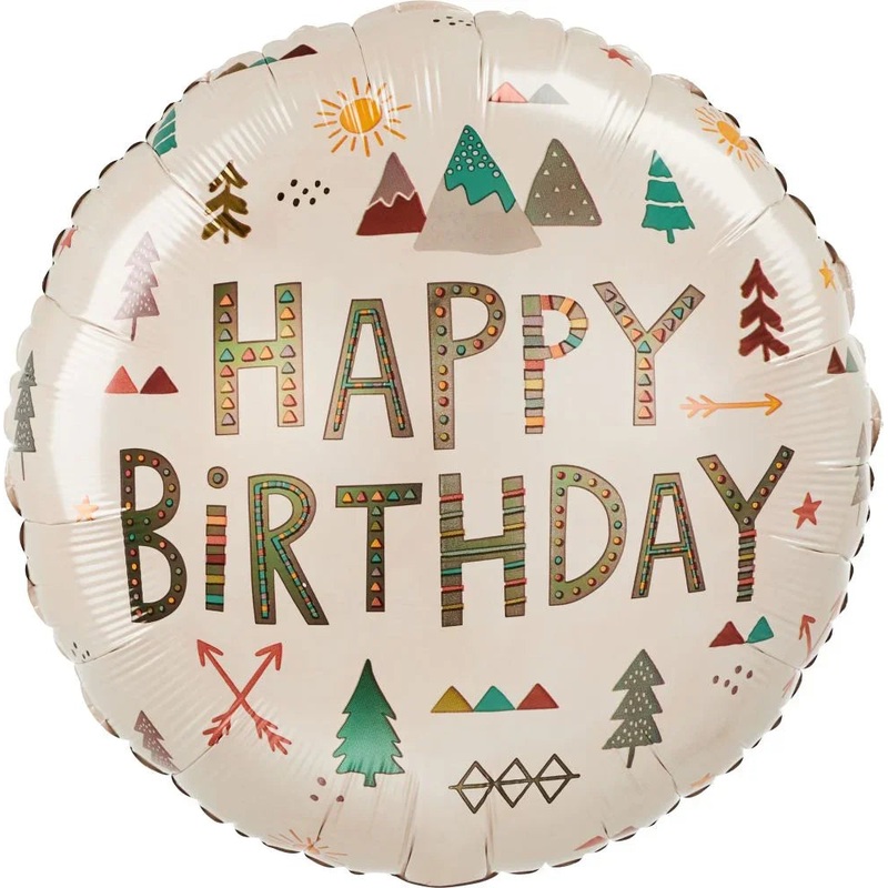 Wilderness Birthday Mylar Balloon 18  | 1 ct