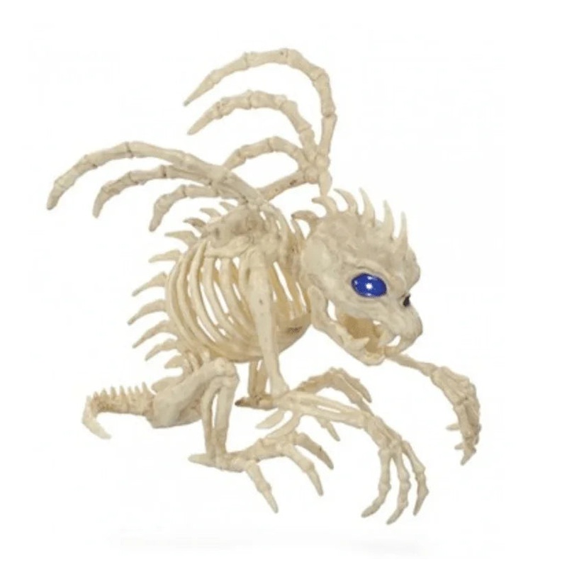 10in Skeleton Gargoyle Light Up Eyes | 1ct