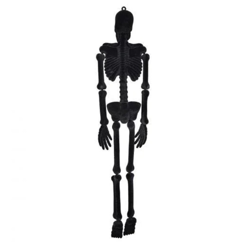 66in Black or White Flocked Skeleton | 1 ct