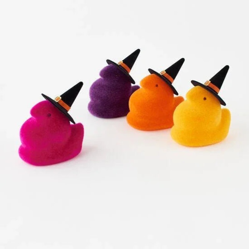 6in Peeps With Witch Hat Assorted Colors | 1 ct