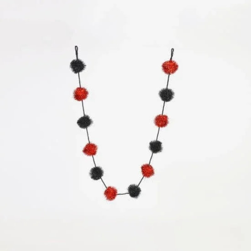 98in Tinsel Ball Garland | 1 ct