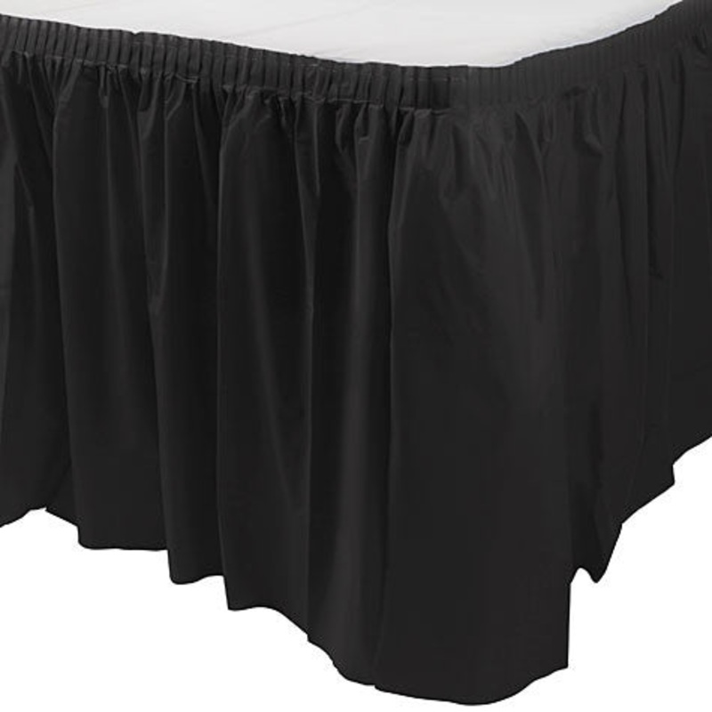 Black Table Skirt 29 x 168 | 1ct