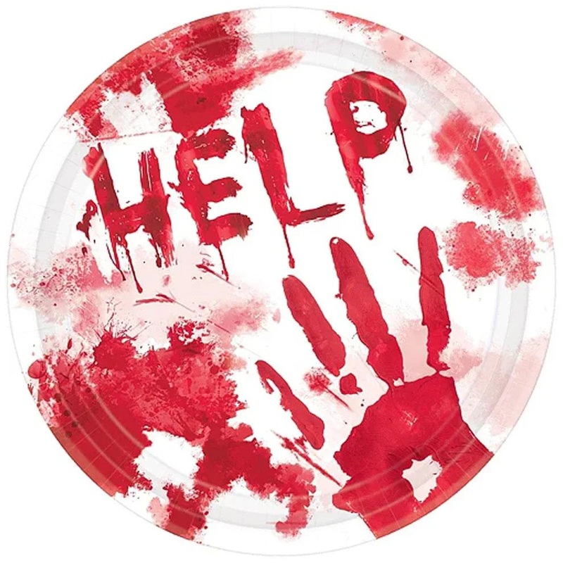 Bloody Hands Dinner Plates 10 | 18ct