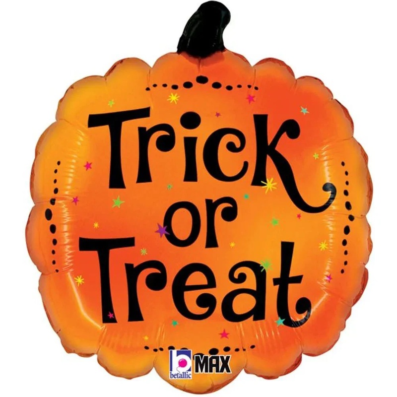 Halloween Trick or Treat Pumpkin Mylar Balloon 18 | 1ct
