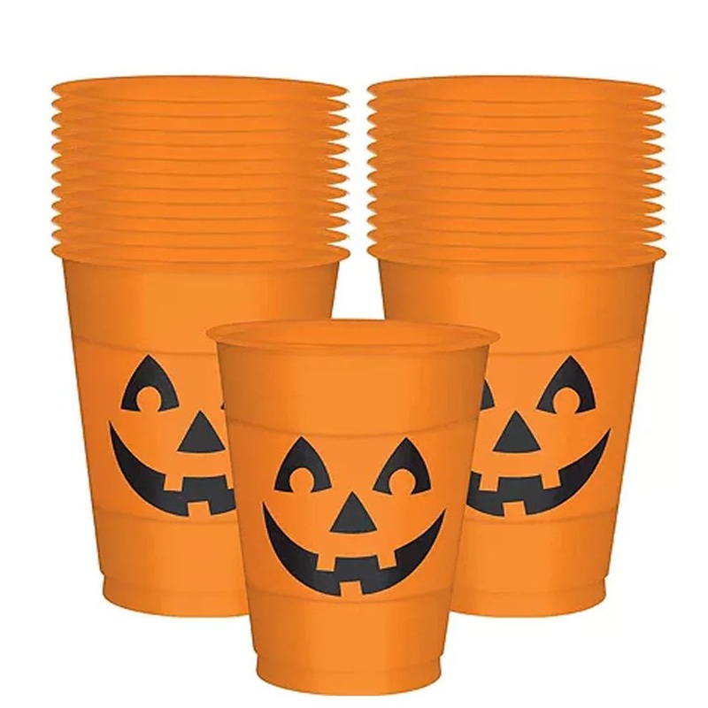 Jack-o’-Lantern Cups 16oz. | 25ct