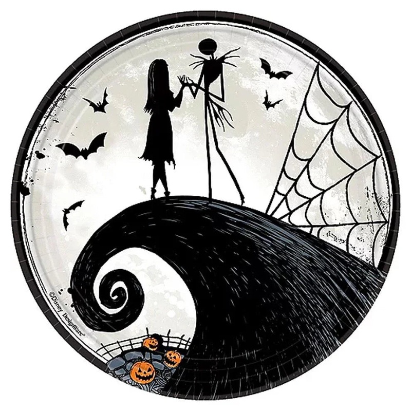 The Nightmare Before Christmas Lunch Plates | 8ct