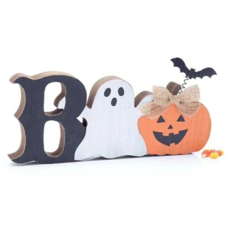 Boo With Ghost Shelf Sitter | 1 ct