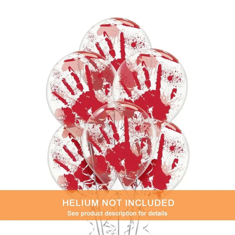 Halloween Blood Spatter Latex Balloons 12 | 6ct