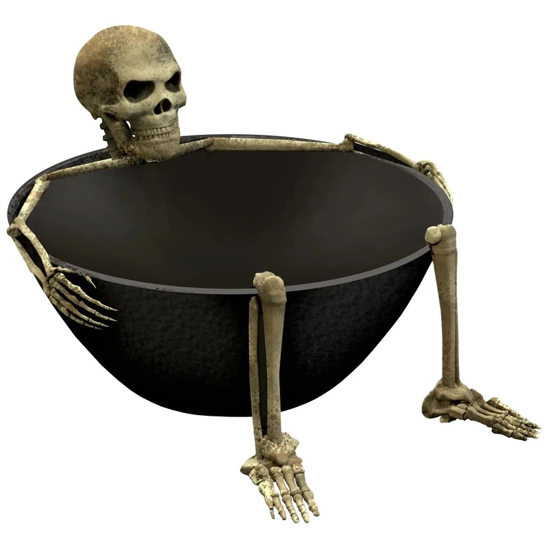 Halloween Boneyard Skeleton Bowl | 1ct
