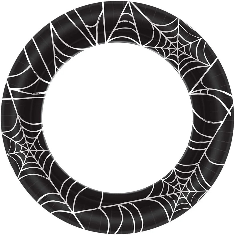 Halloween Spider Web Dinner Plates 10 | 40ct