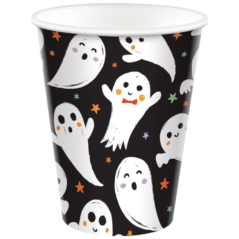 Halloween Spooky Friends Paper Cups 9oz. | 50ct