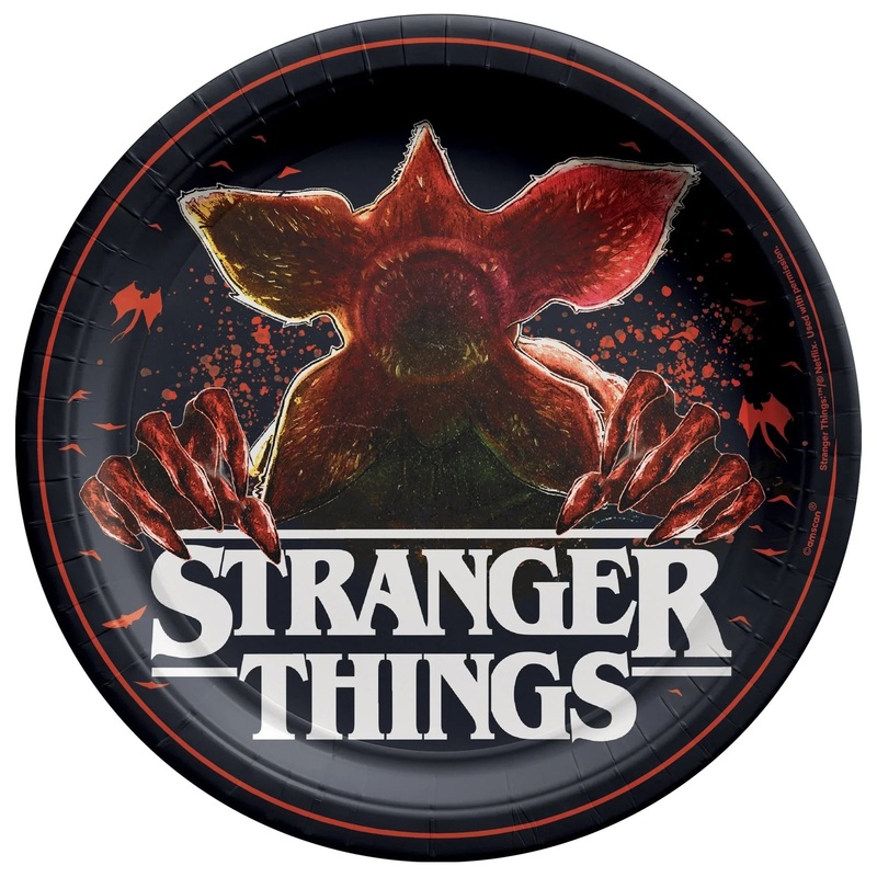 Stranger Things Plates 9 | 6ct