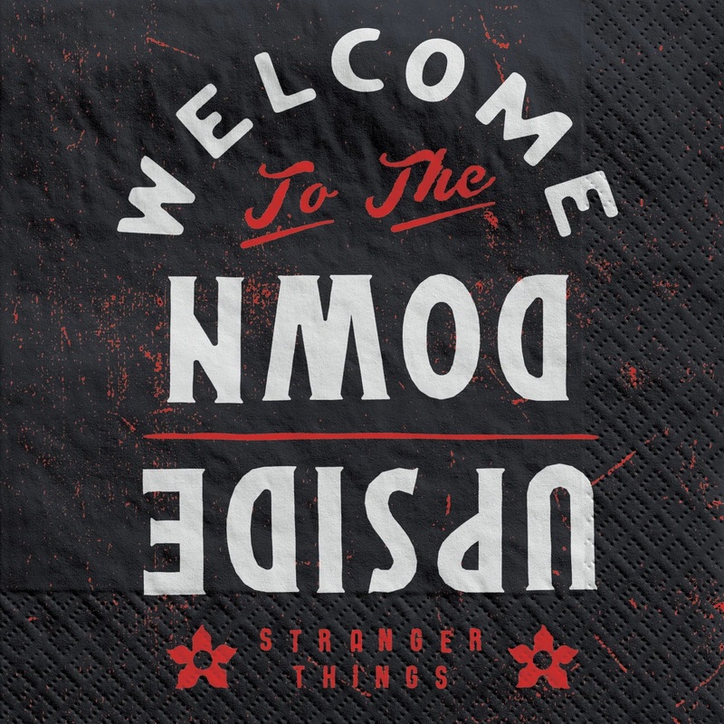 Stranger Things Upside Down Lunch Napkins | 16ct