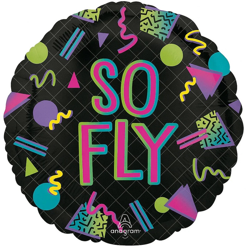 90s Party So Fly Mylar 18 | 1ct