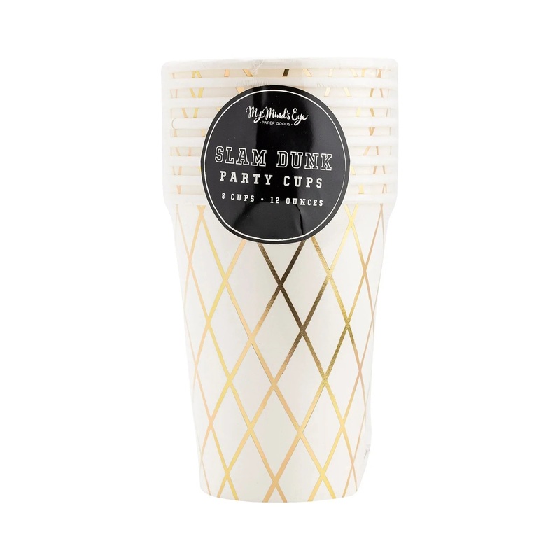 Basketball Paper Party Cups 12oz. | 8 ct