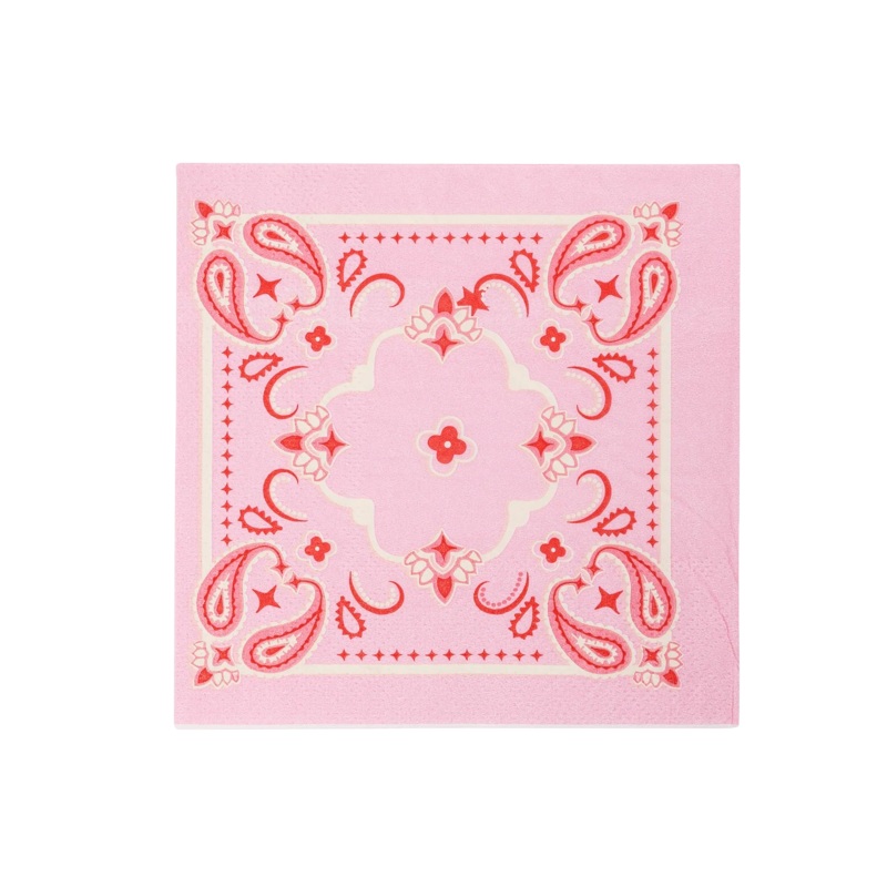 Cow Gal  Bandana Paper Cocktail Napkins | 24 ct