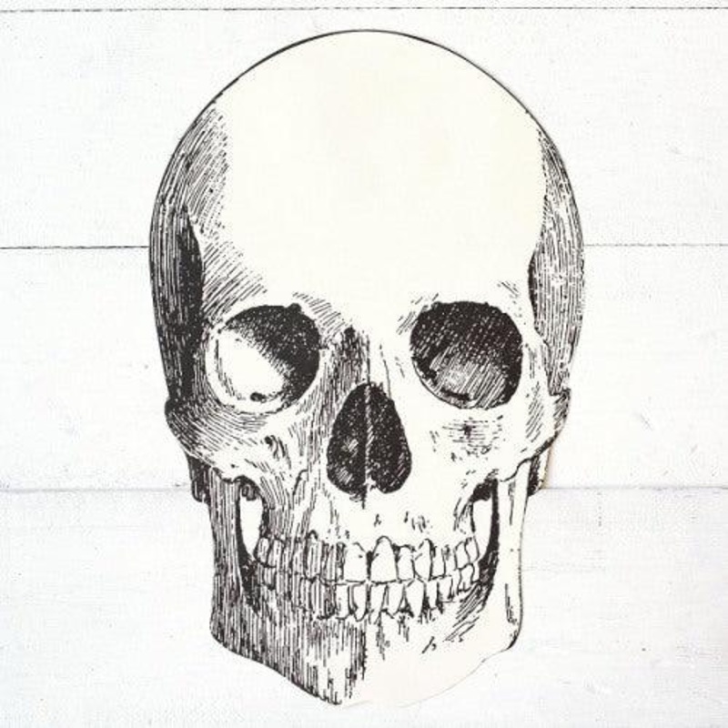 Die-Cut Skull Placemat  | 12 ct