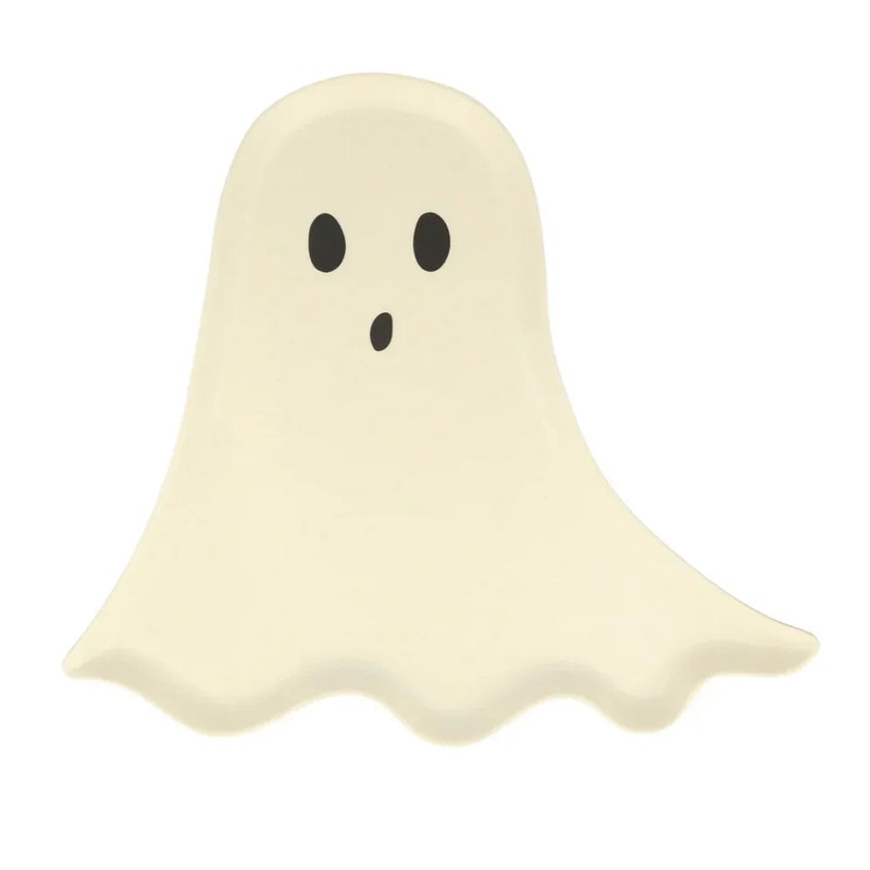 Halloween Reusable Bamboo Ghost Plate 10 | 1ct