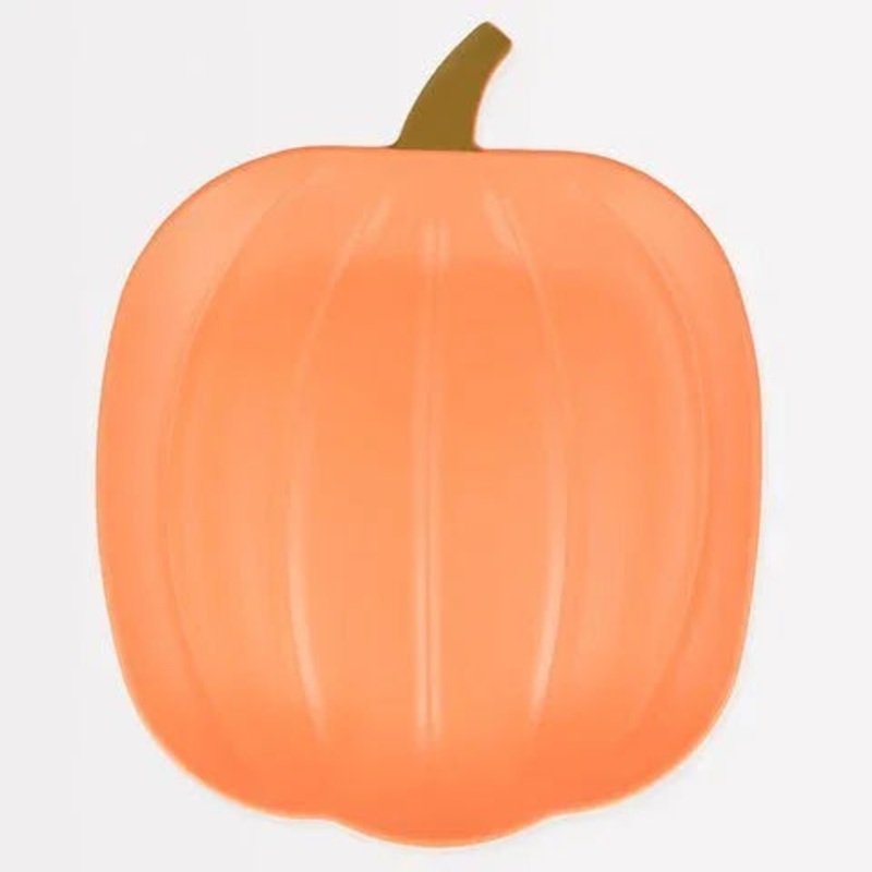 Halloween Reusable Bamboo Pumpkin Plate 10.25 | 1ct