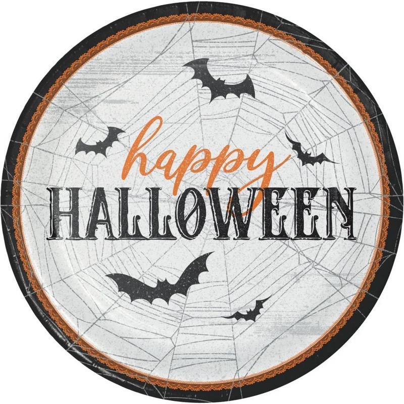 Halloween Wicked Webs Dinner Plates 9 | 8ct