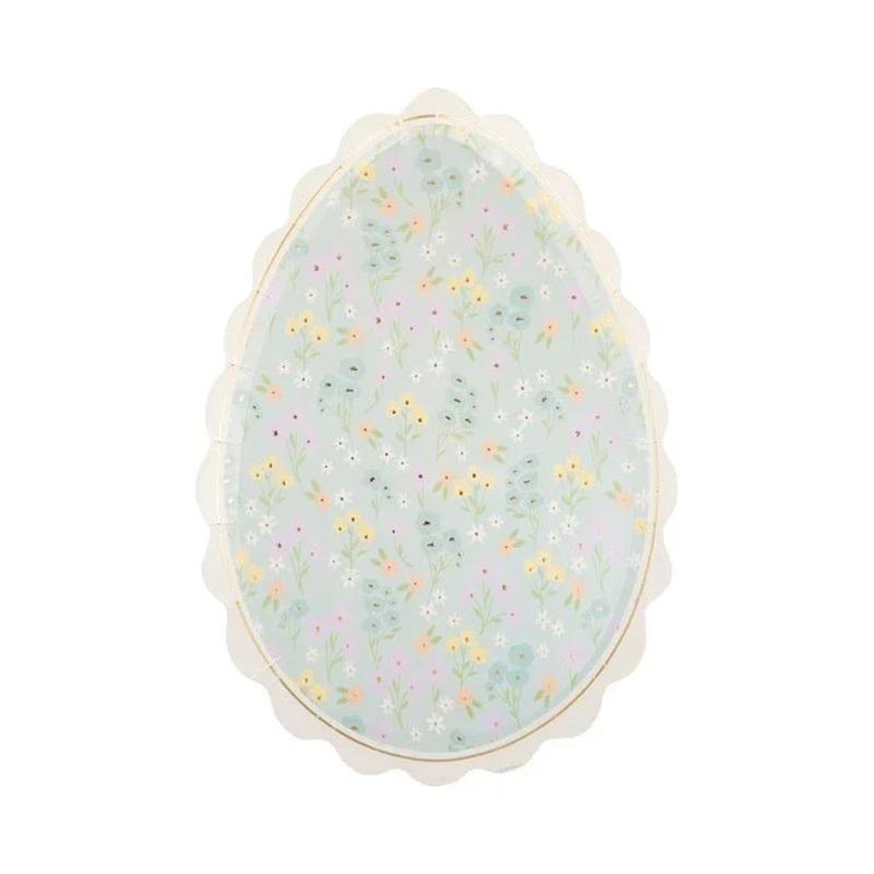 In Bloom Egg Shaped Plate 10.5 | 8 ct