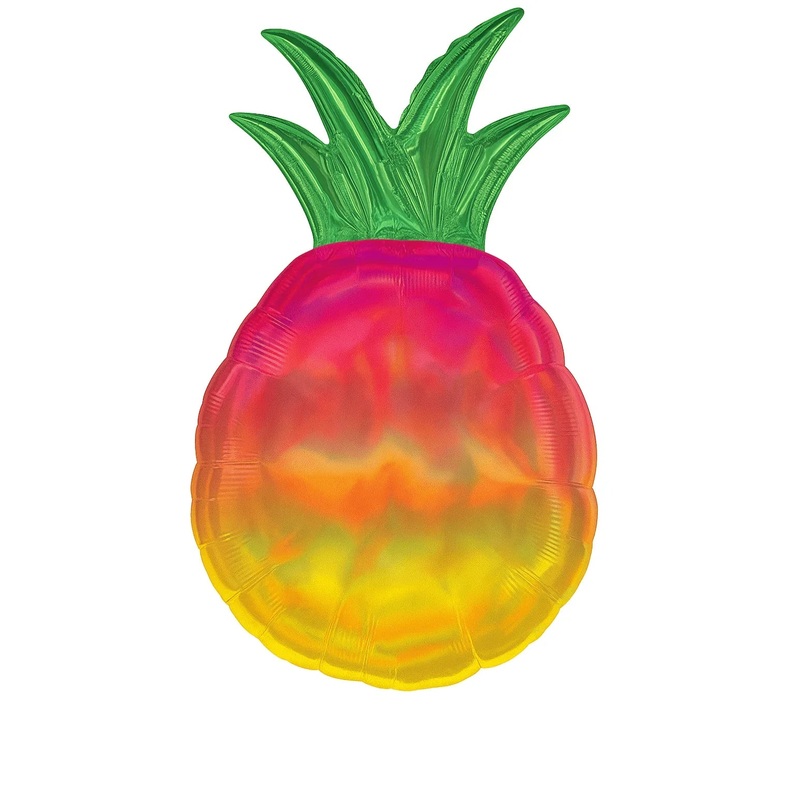 Iridescent Pineapple Supershape Mylar 31 | 1ct