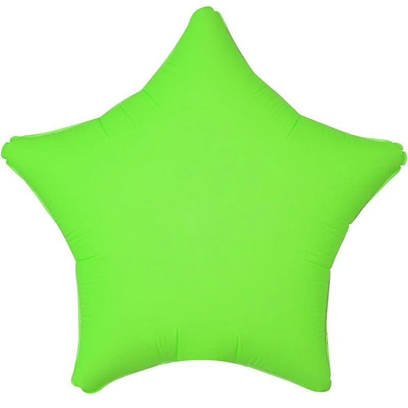 Neon Green Star Mylar 18 | 1ct