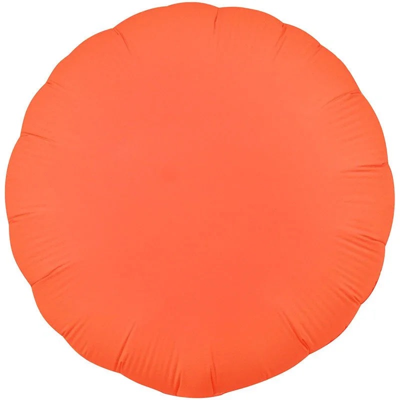 Neon Orange Round Mylar 18 | 1ct