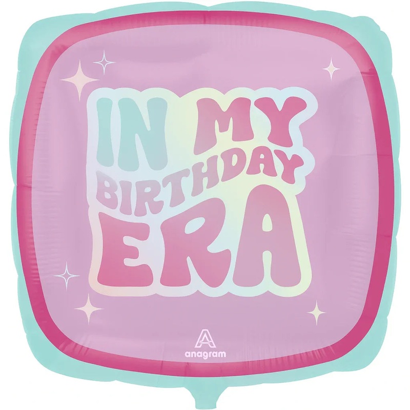 Pop Star Birthday Era Mylar Balloon 18 | 1ct