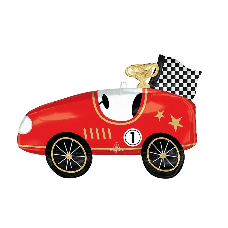 Race Car Supershape Mylar Balloon 31×20 | 1ct