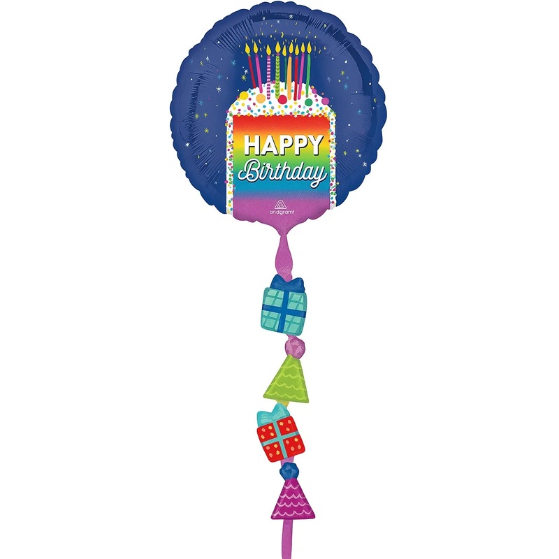 Rainbow Slice Birthday Airwalker 24×68 | 1ct