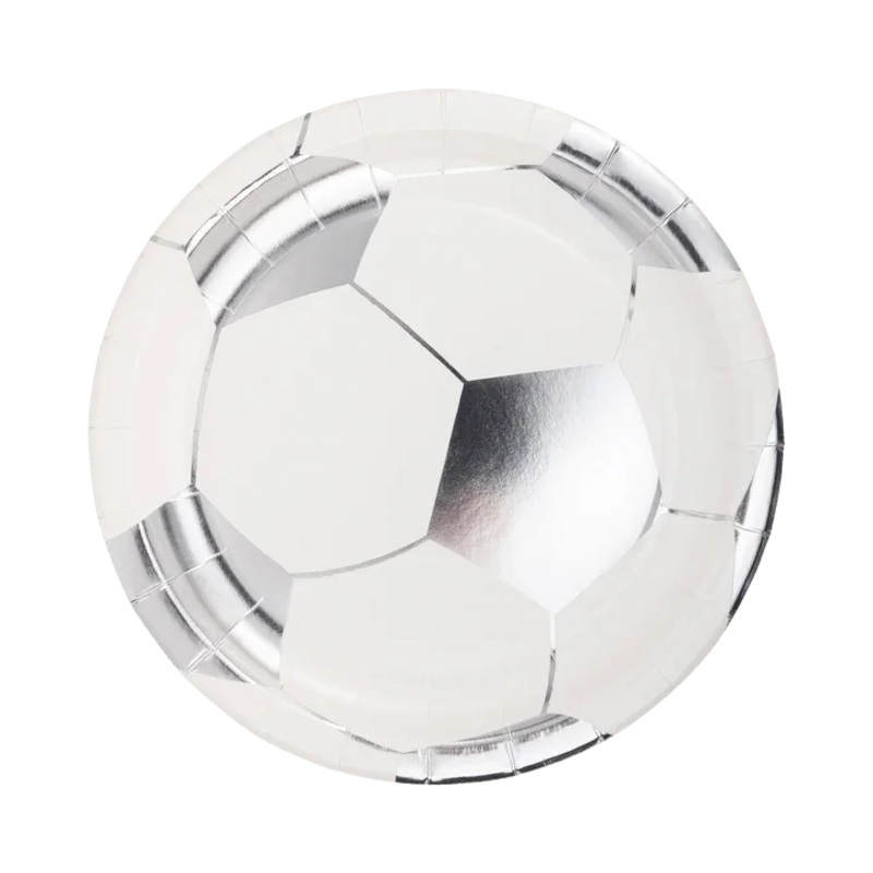 Soccer Ball Paper Plate 8 | 8 ct
